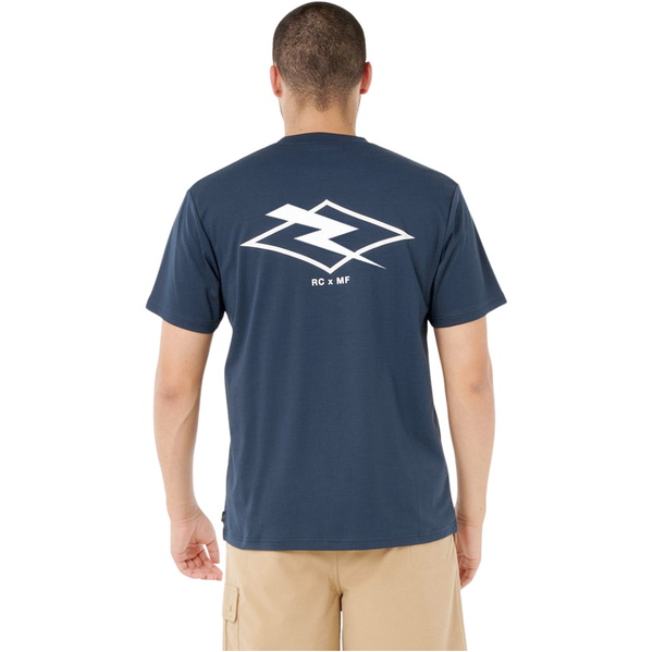 2025 Rip Curl Herre Vaporcool Mick Fanning Fade T-shirt 0UKMTE - Dark Navy